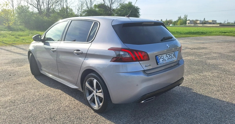 Peugeot 308 cena 47000 przebieg: 74560, rok produkcji 2018 z Września małe 121